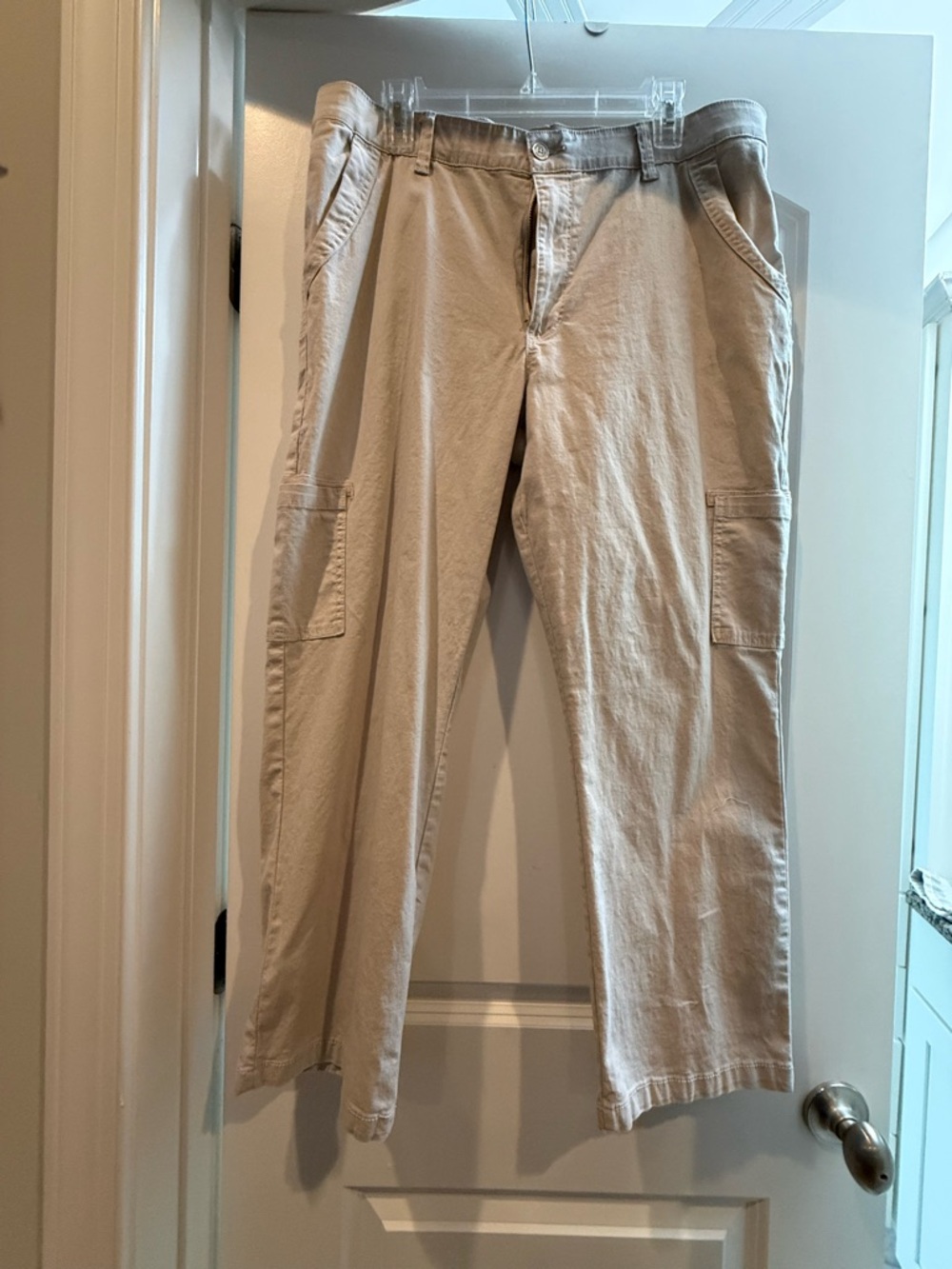 Gloria Vanderbilt Khaki Cargo Pants